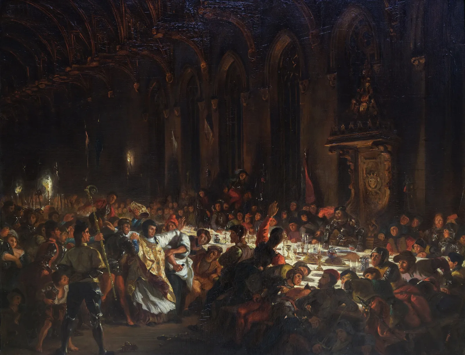 L'Assassinat de l'évêque de Liège, Eugène Delacroix