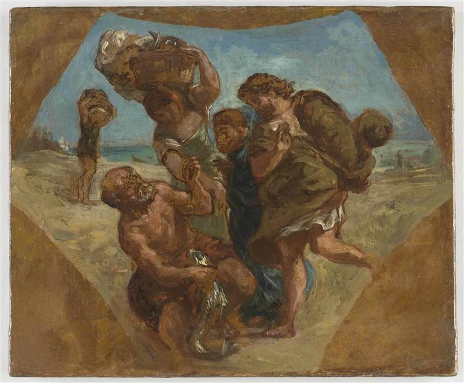 La Drachme du tribut, Eugène Delacroix
