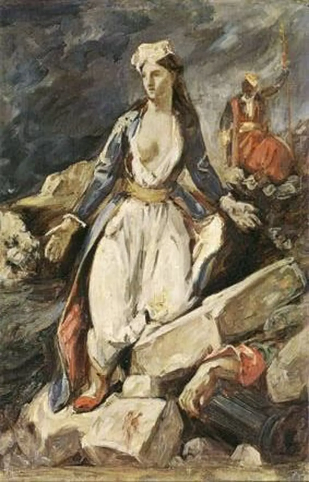 La Grèce expire sur les ruines de Missolonghi, Eugène Delacroix