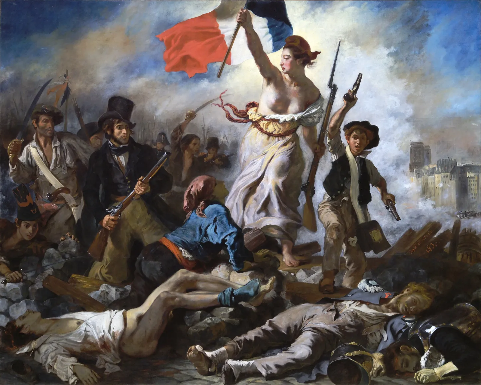 La Liberté guidant le peuple, Eugène Delacroix