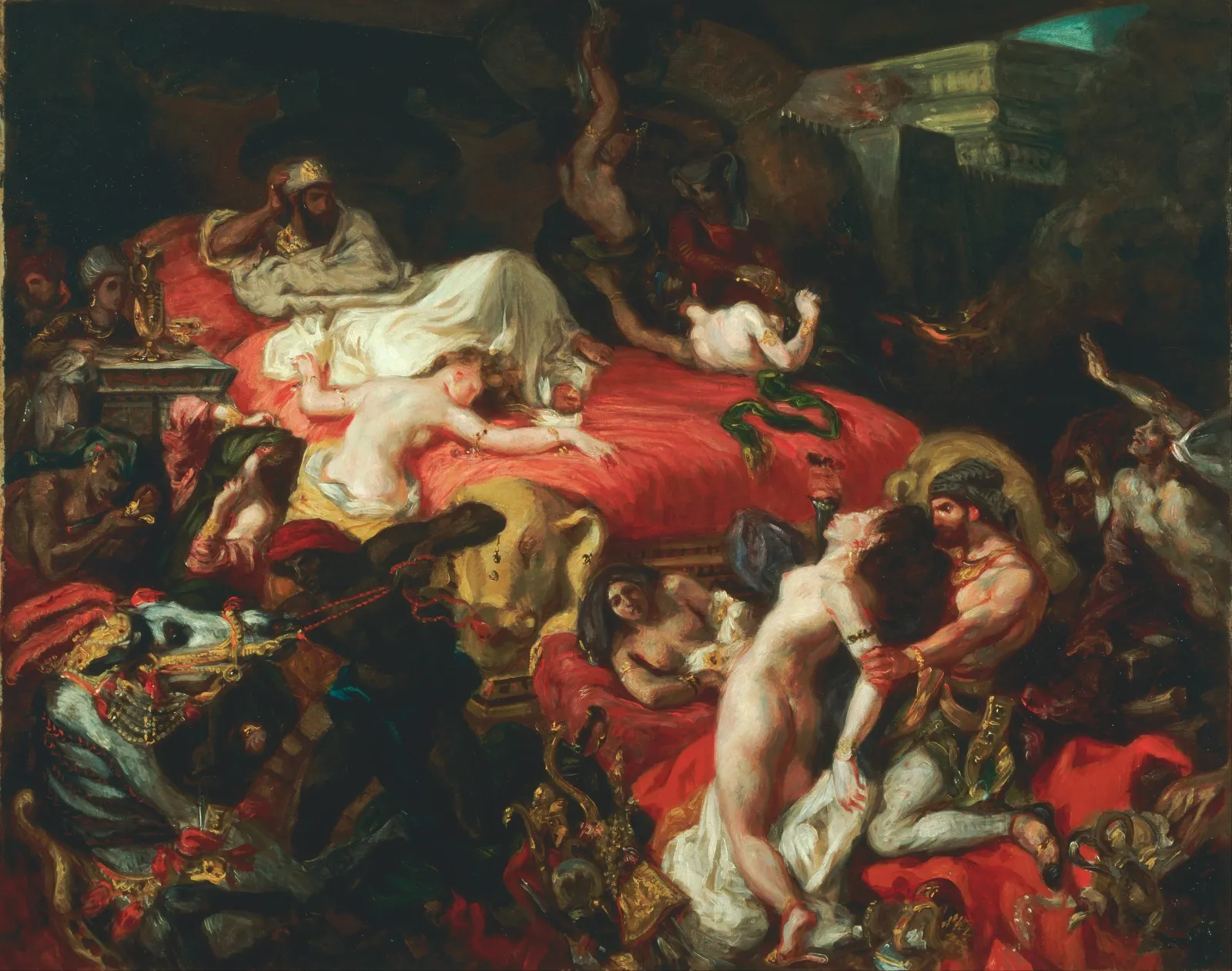 La mort de Sardanapale, Eugène Delacroix