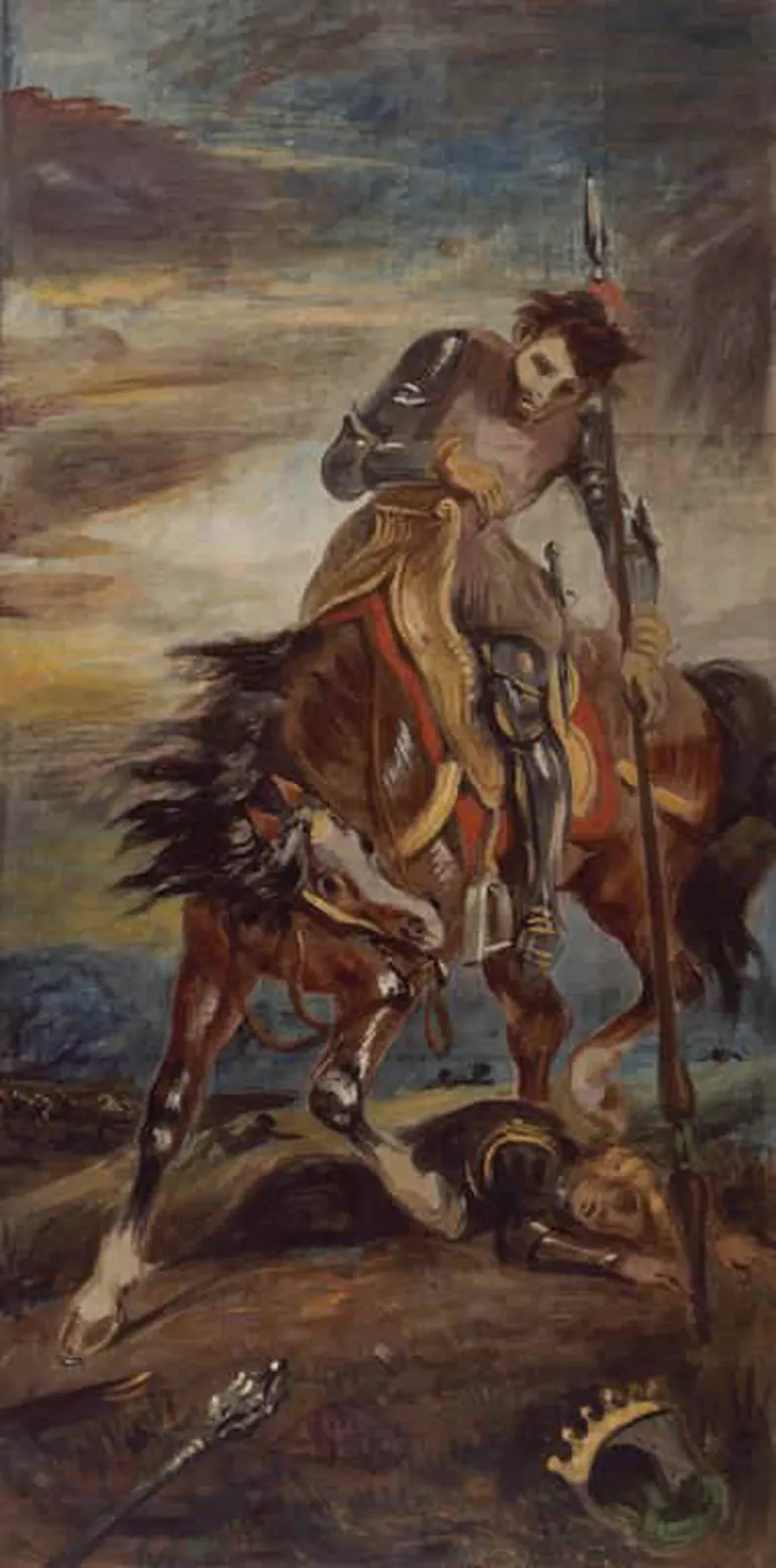 Le roi Rodrigue, Eugène Delacroix