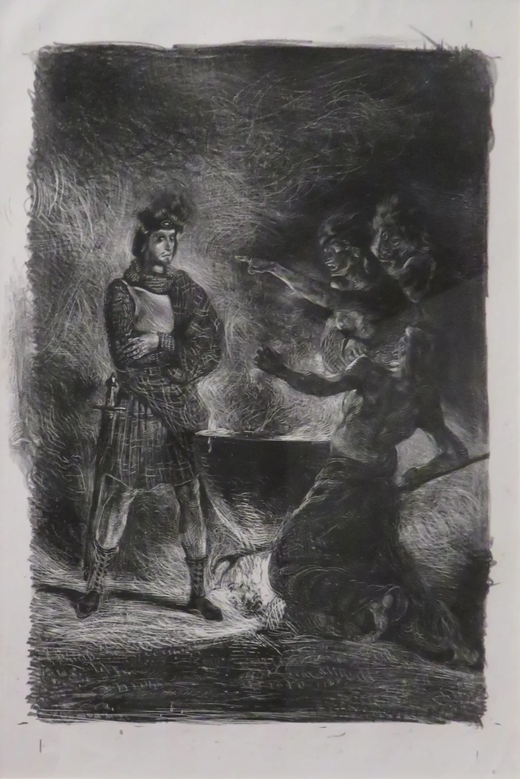 Macbeth consultant les sorcières, Eugène Delacroix