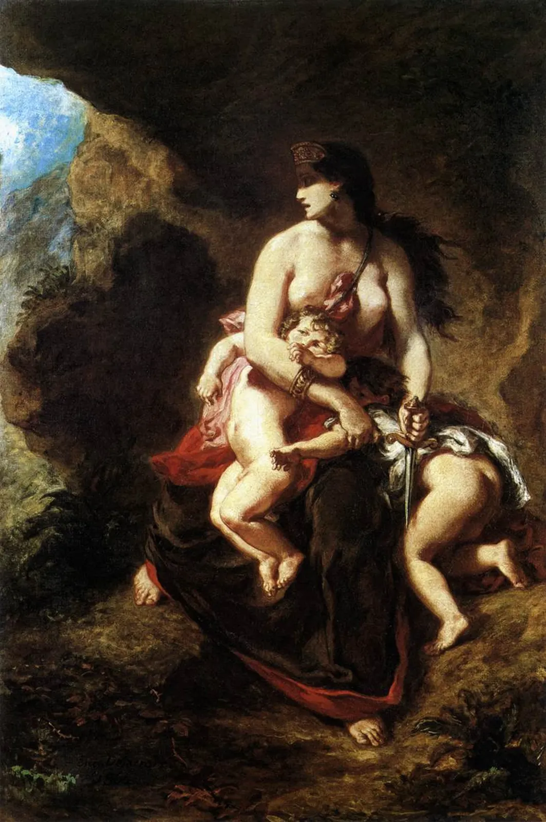 Médée furieuse, Eugène Delacroix