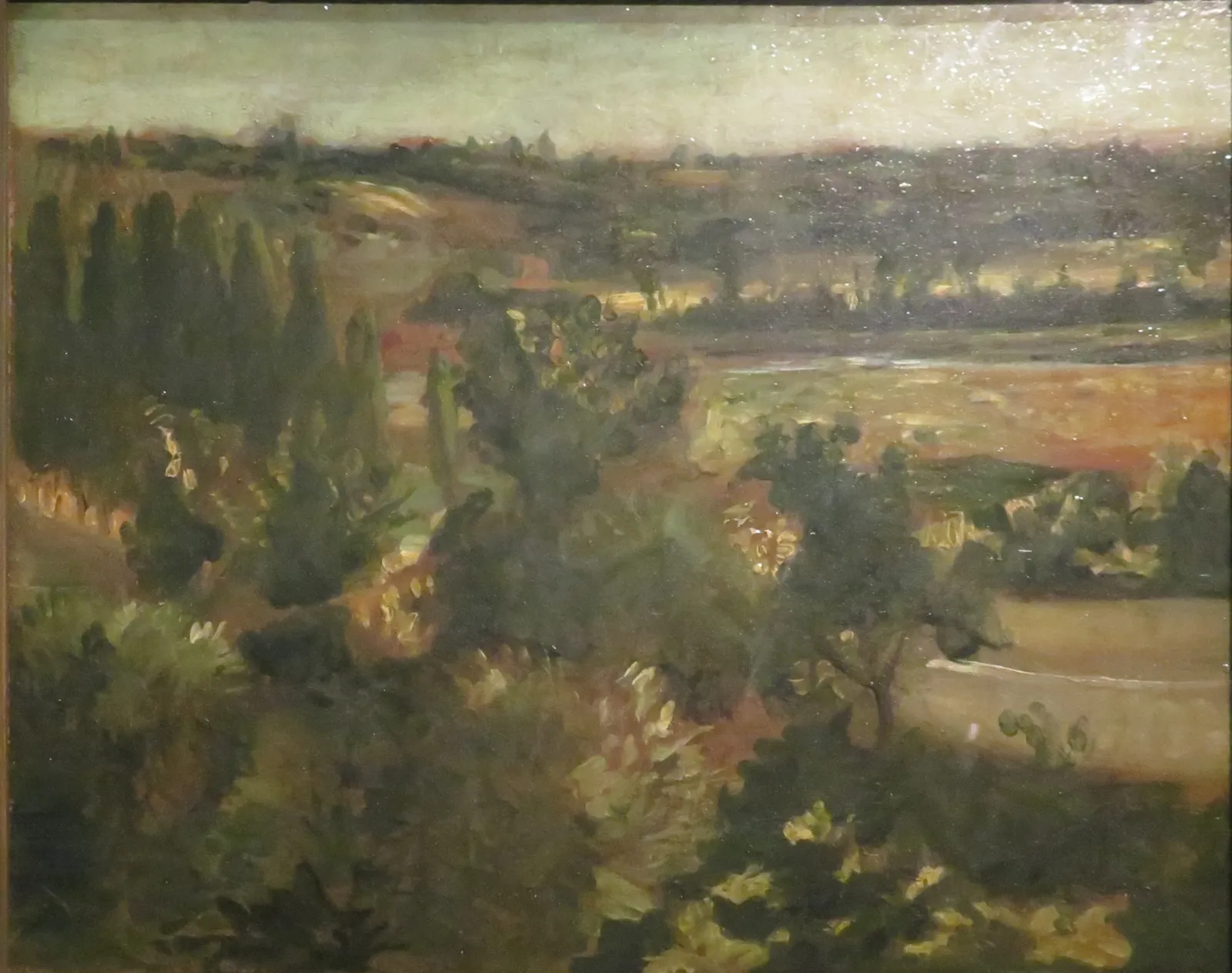 Paysage à Champrosay, Eugène Delacroix