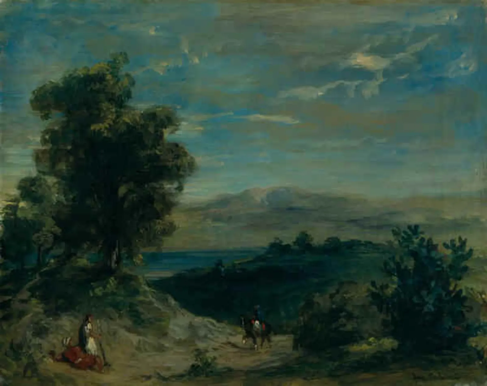 Paysage du Maroc, Eugène Delacroix