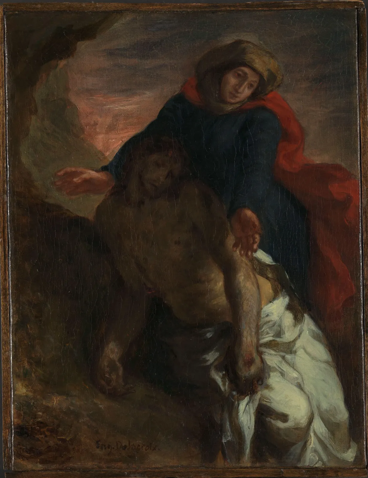 Pietà, Eugène Delacroix