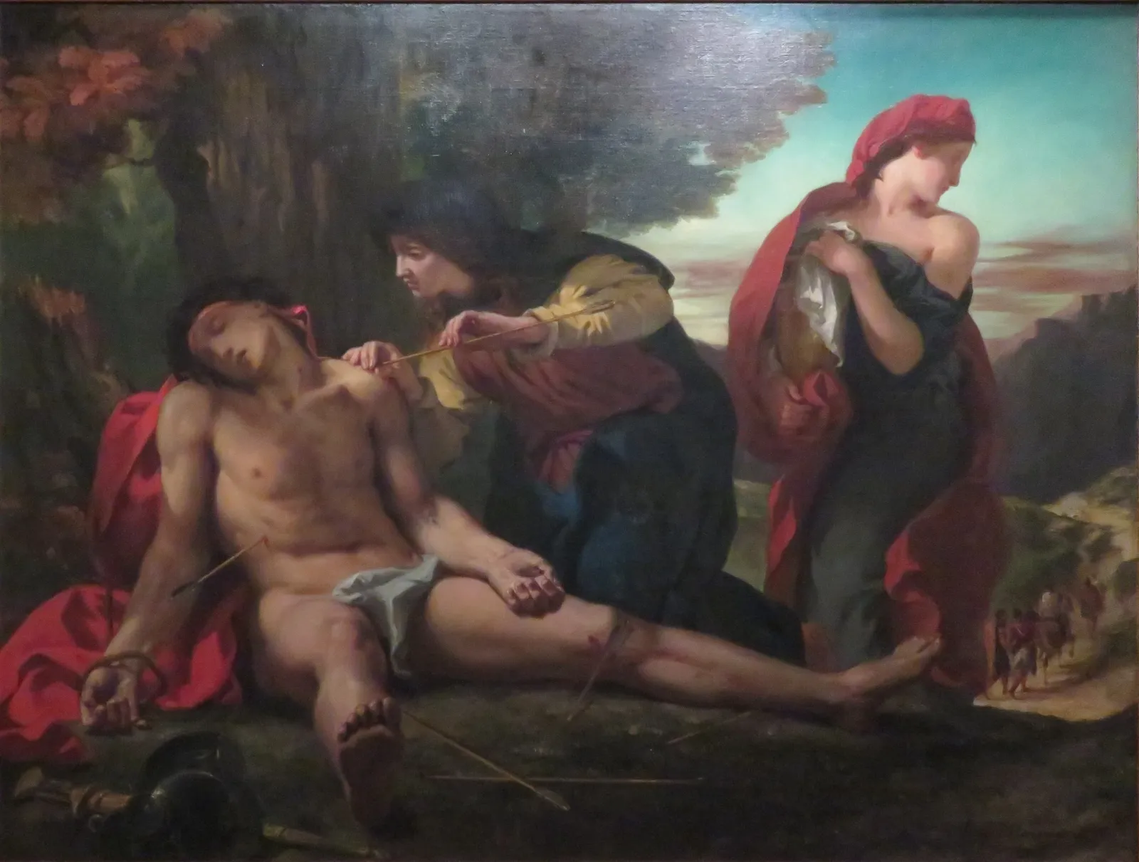 Saint Sébastien secouru par les saintes femmes, Eugène Delacroix