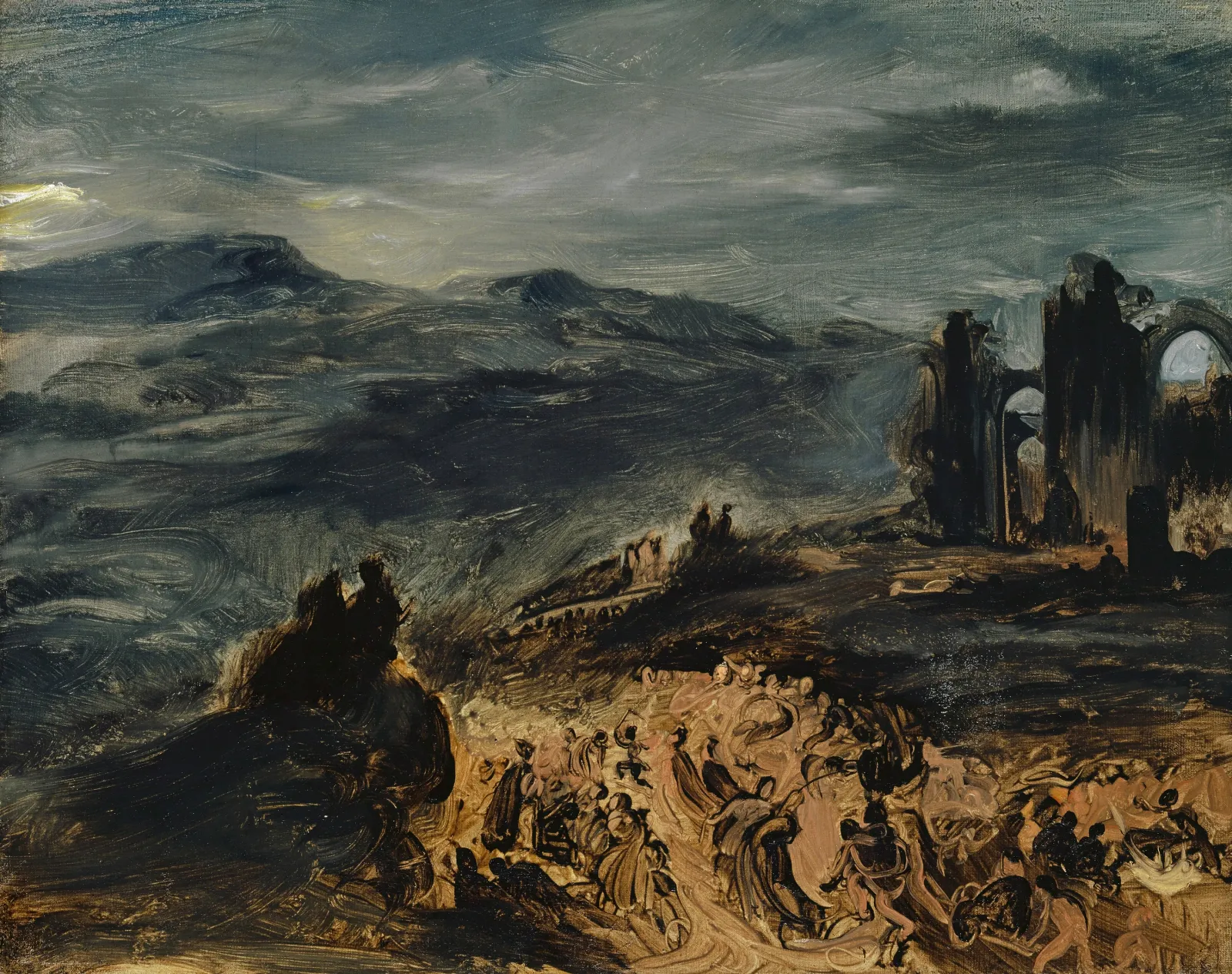 Scène de sabbat, Eugène Delacroix