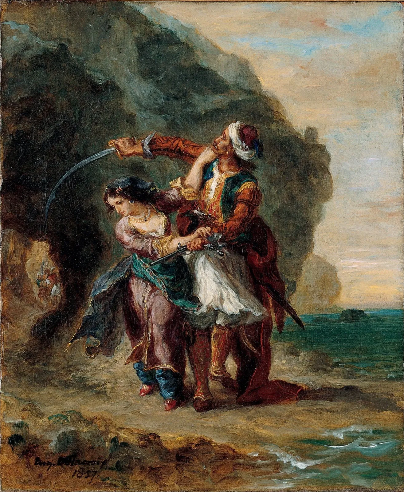 Selim et Zuleïka, Eugène Delacroix