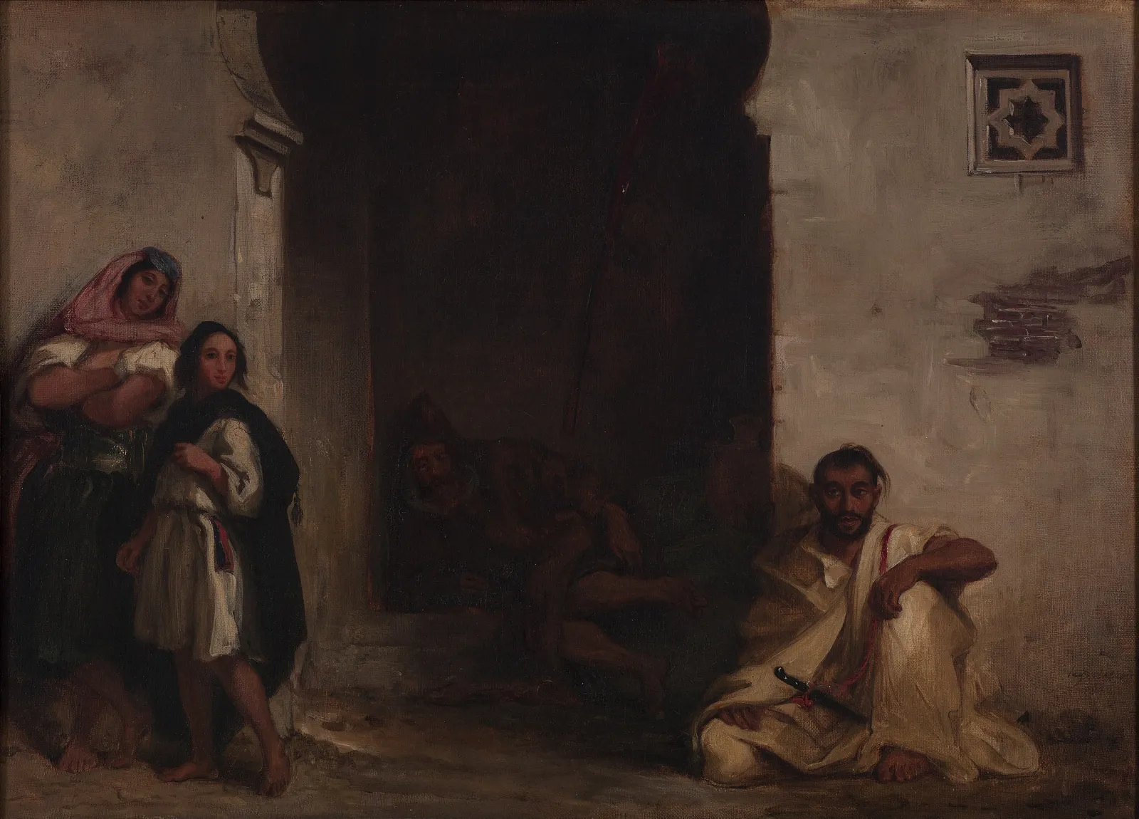 Street in Meknes, Eugène Delacroix