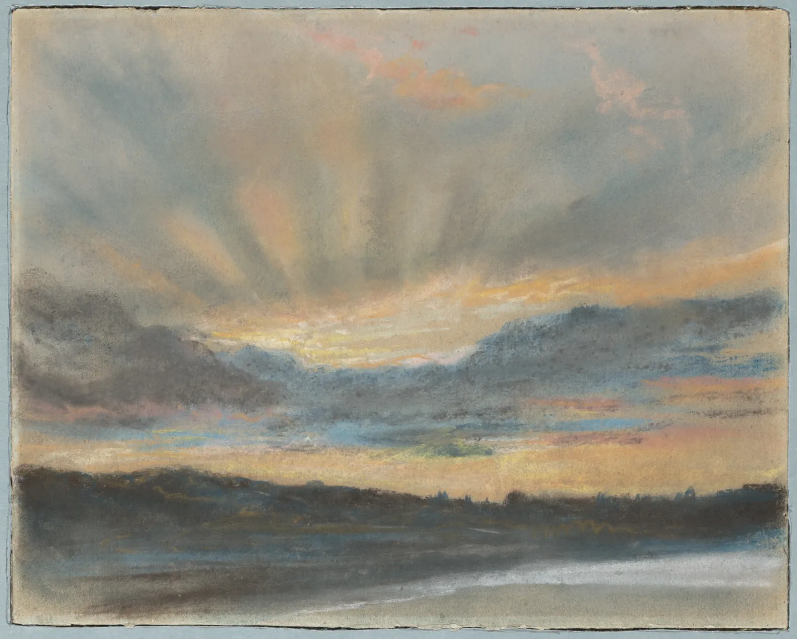 Sunset, Eugène Delacroix