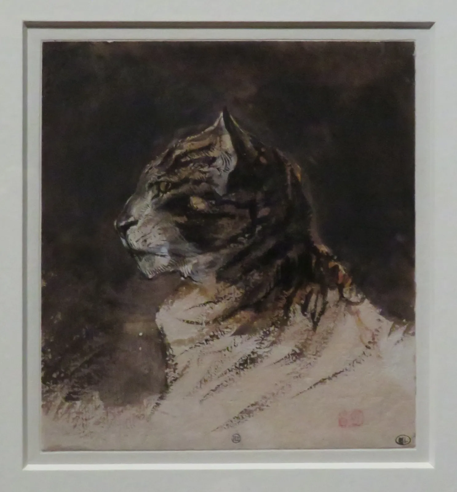Tête de chat, Eugène Delacroix
