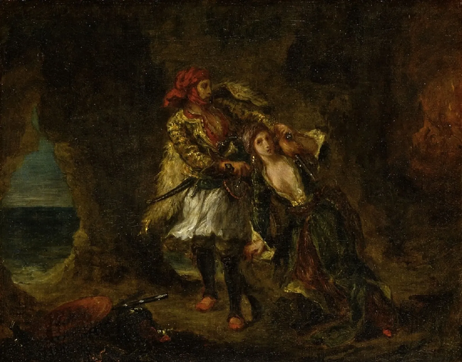 The Bride of Abydos, Eugène Delacroix
