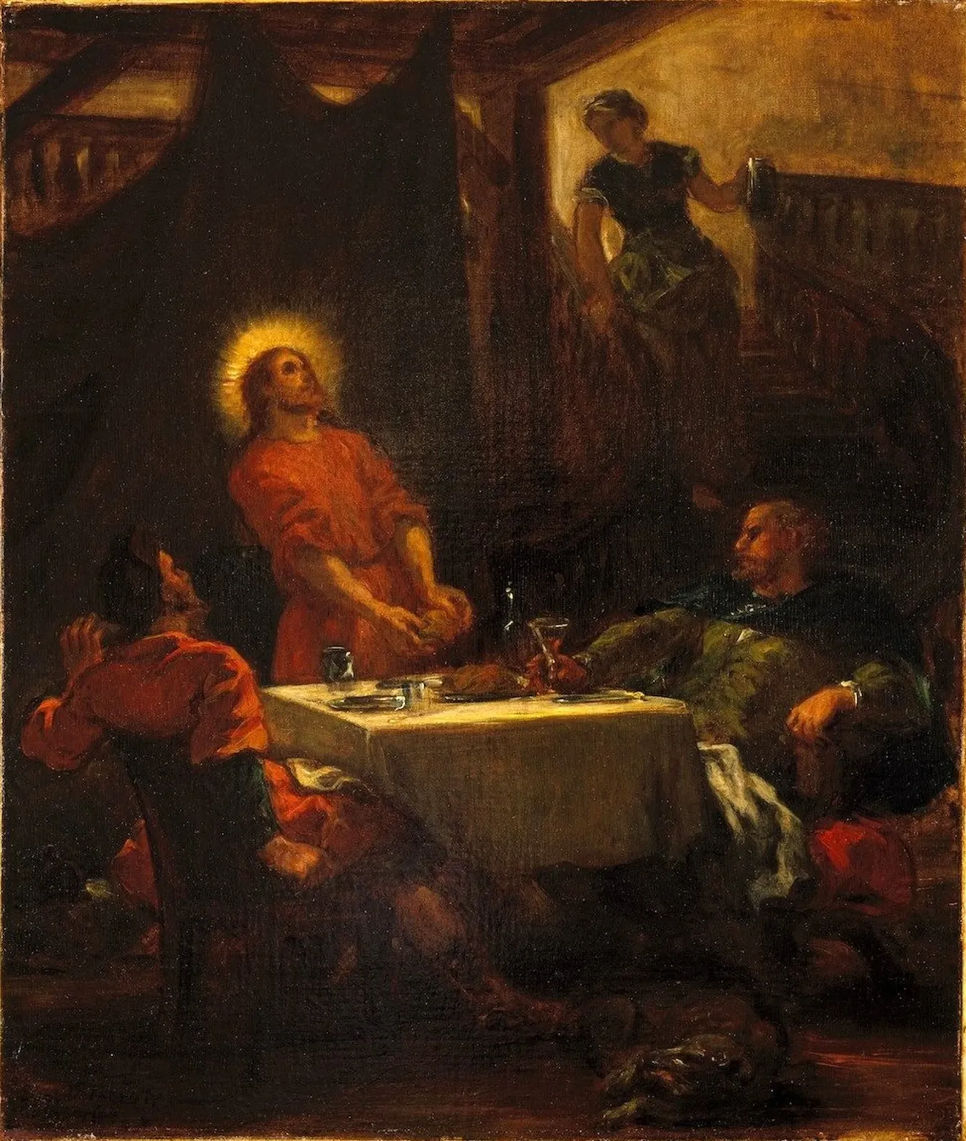 The Disciples at Emmaus, or The Pilgrims at Emmaus, Eugène Delacroix