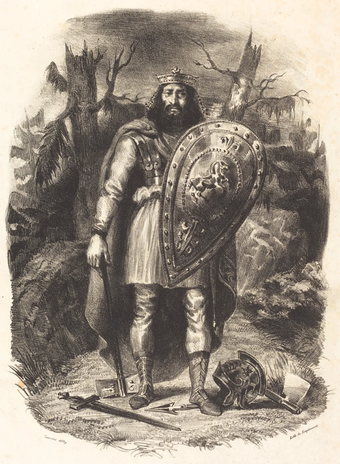 Vercingétorix, Eugène Delacroix