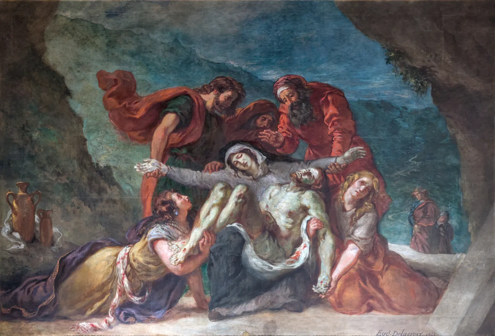 Vierge de Pitié, Eugène Delacroix