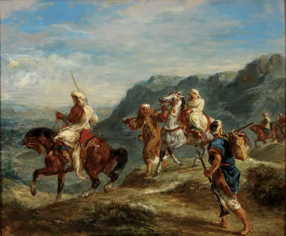 Arabes en voyage