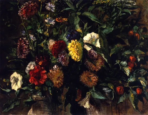 Bouquet de fleurs dans un vase