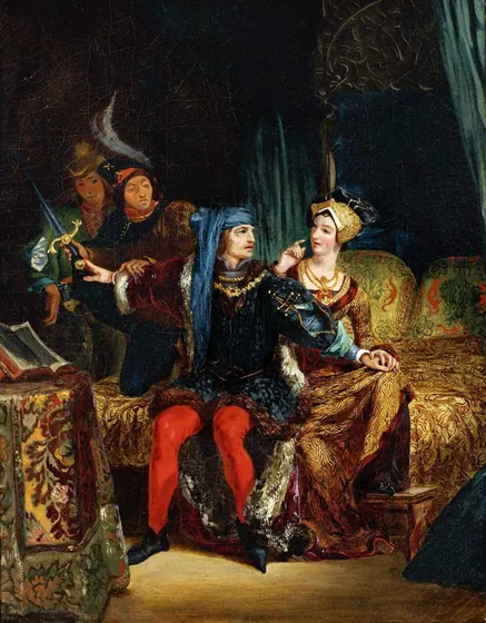 Charles VI et Odette de Champdivers