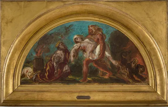 Esquisse pour Hercule ramenant Alceste du fond des Enfers