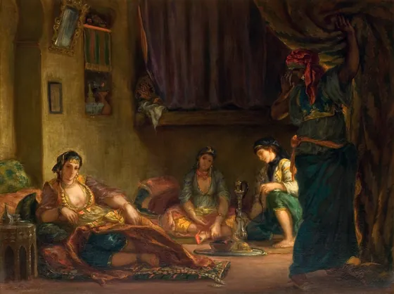 Femmes d'Alger dans leur intérieur