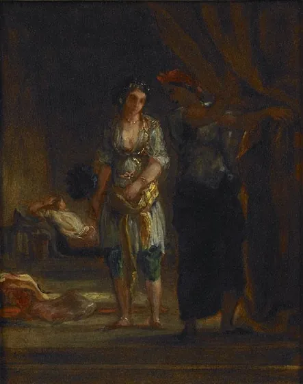 Intérieur de harem à Oran
