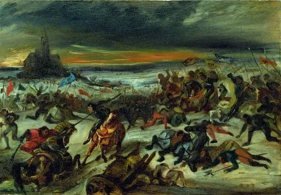 Mort de Charles Le Téméraire à la bataille de Nancy