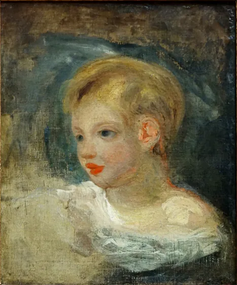 Portrait d'Anne Claire Pierret (esquisse)