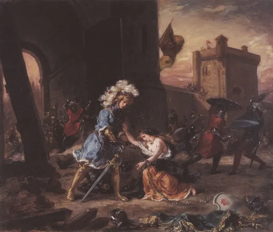 Scene from the Romance of Amadis de Gaule