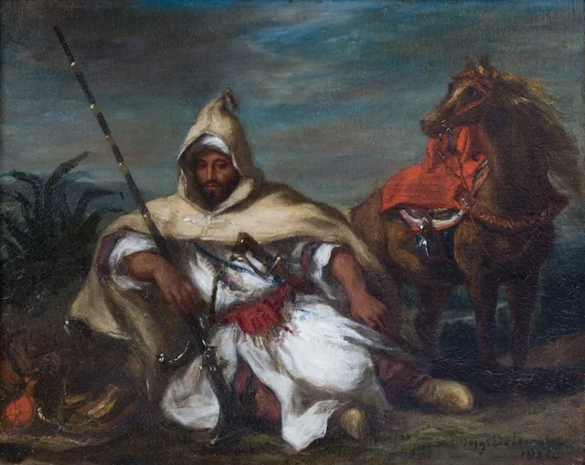 Cavalier de la garde du sultan du Maroc, Eugène Delacroix