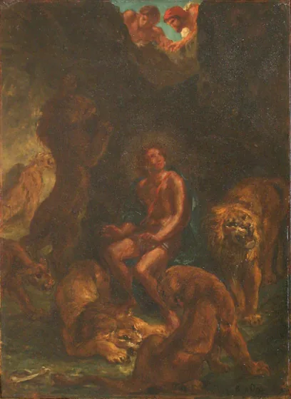 Daniel dans la fosse aux lions