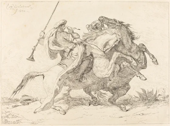 Encounter of the Moorish Horsemen (Rencontre de Cavaliers Maures)