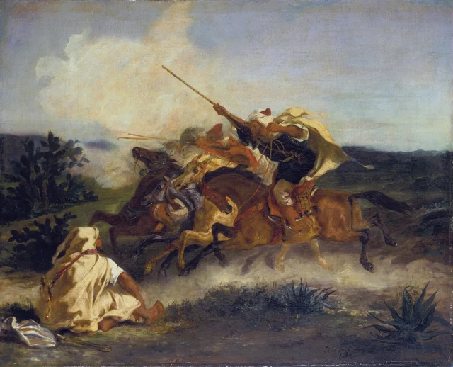 Fantasía árabe, Eugène Delacroix