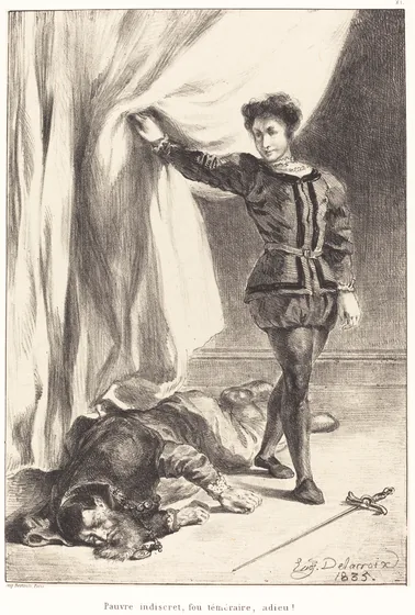Hamlet and the Body of Polonius (Act III, Scene IV)