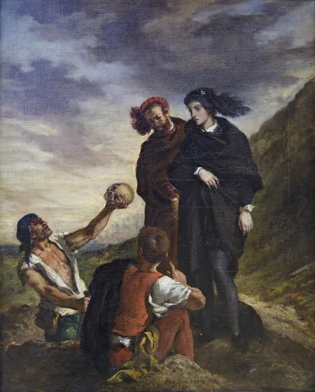 Hamlet et Horatio au cimetière