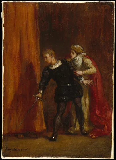 Hamlet et sa mère
