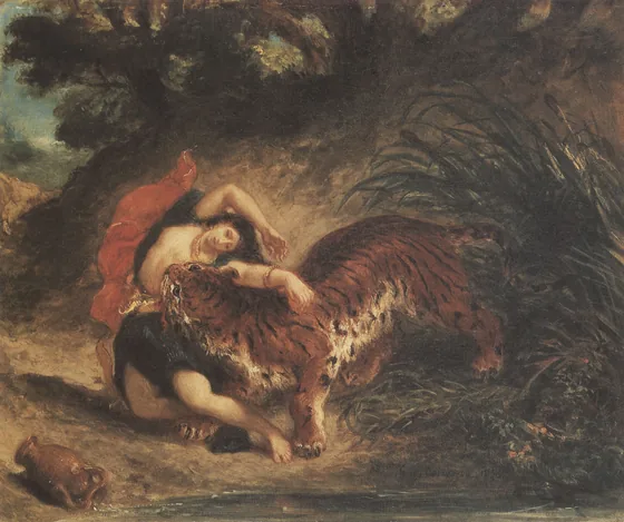 Indienne mordue par un tigre