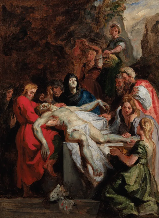 La mise au tombeau, Eugène Delacroix