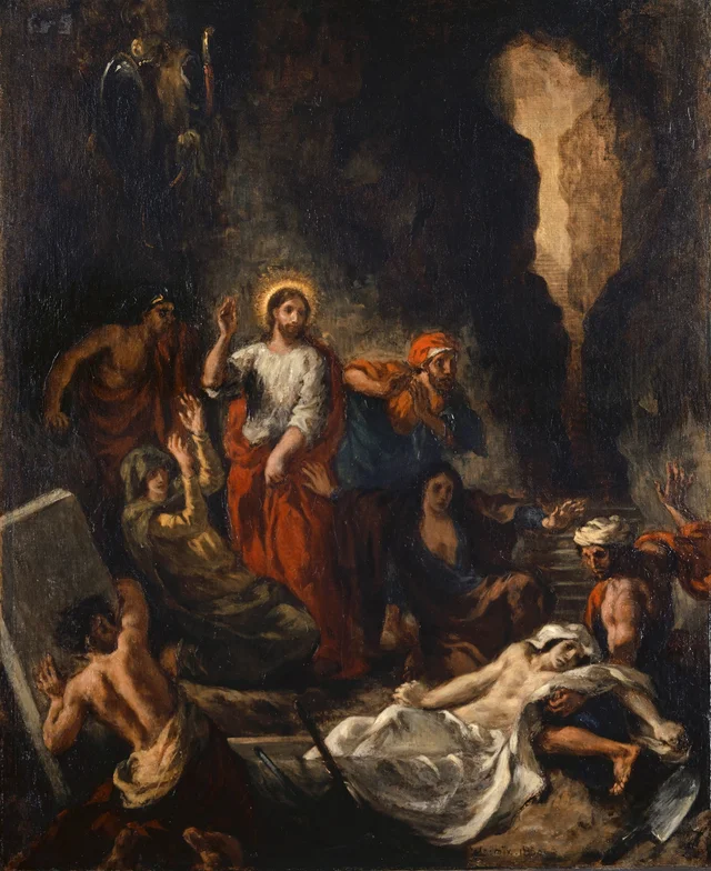 La Résurrection de Lazare, Eugène Delacroix