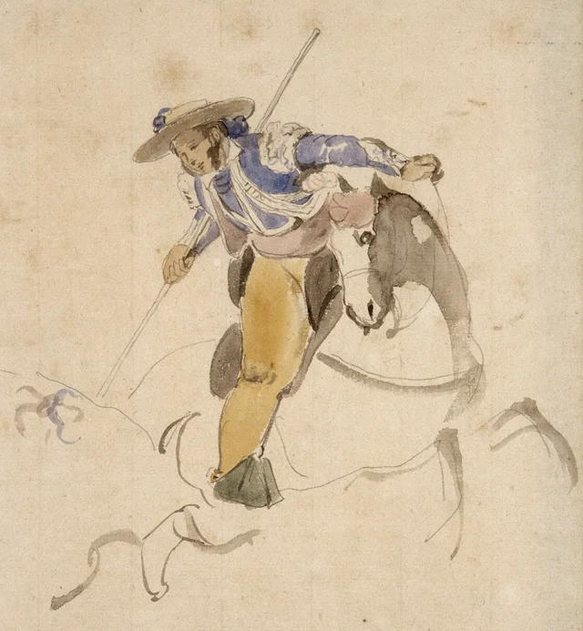 El picador, Eugène Delacroix