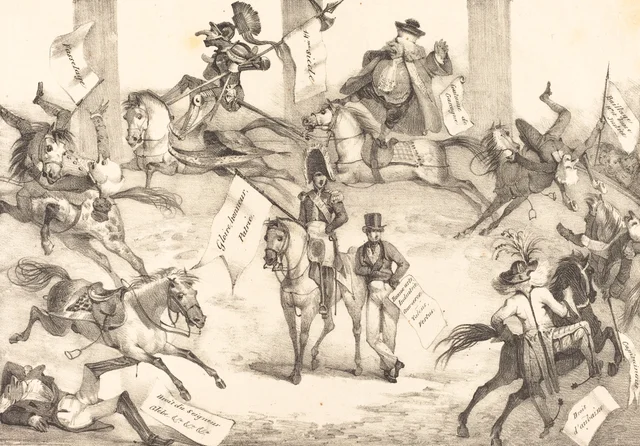 Lección de volteo, Eugène Delacroix