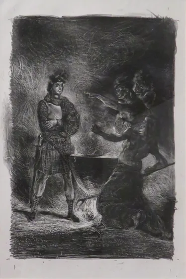 Macbeth consultant les sorcières