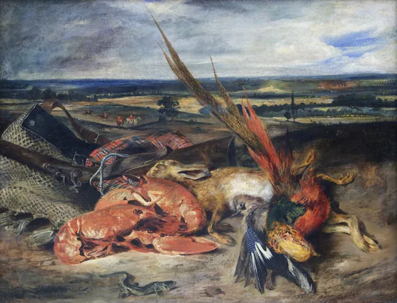 Nature morte au homard