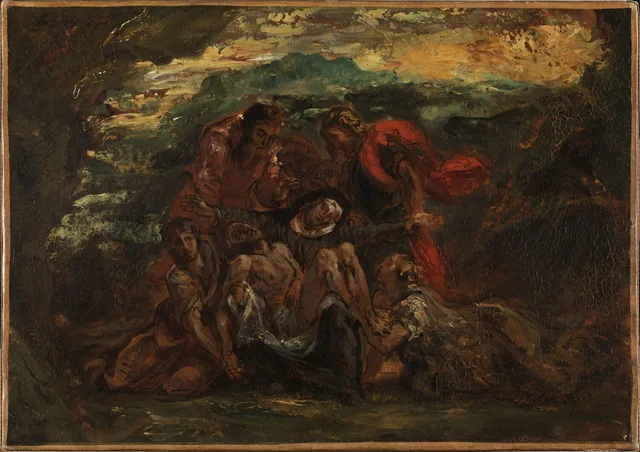 Pieta, Eugène Delacroix