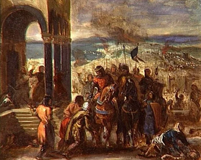 Toma de Constantinopla por los cruzados, Eugène Delacroix
