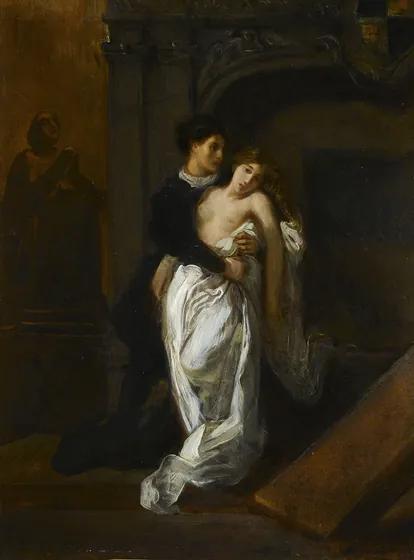 Roméo et Juliette au tombeau des Capulet