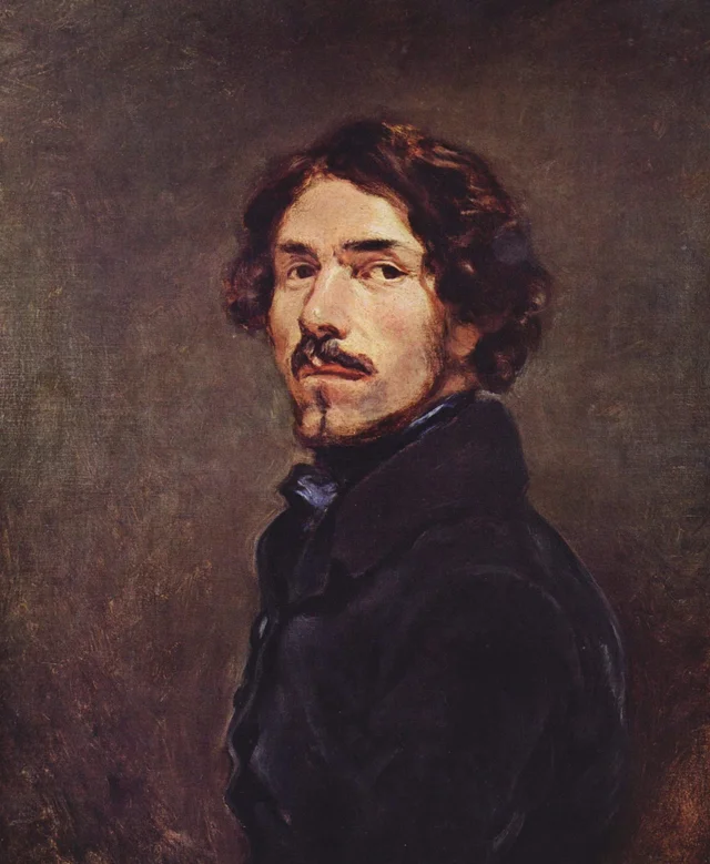 Autorretrato, Eugène Delacroix