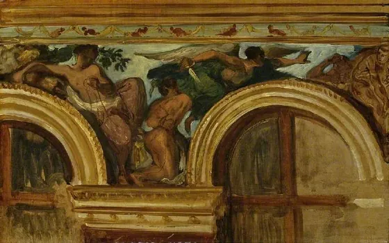 Study for part of the 'Justice' frieze, Palais Bourbon, Paris