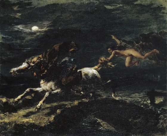 Tam O'Shanter poursuivi par les sorcières